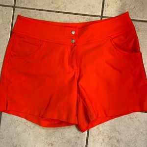 Orange Golf Shorts